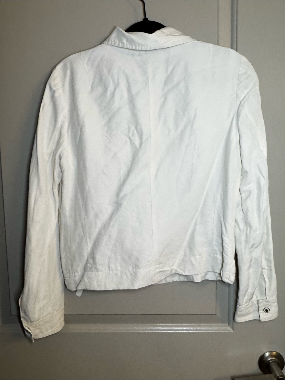 Mango White Women's Utility Jacket with Flap Pockets - Picture 4 of 5